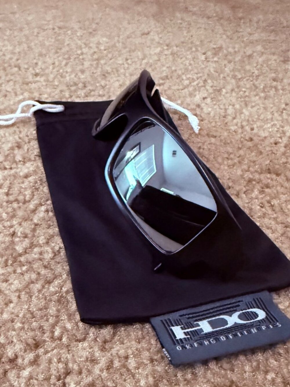 ( OO9014 ) Oakley Gascan Black Matte Frame Chrome Iridium Lens - Picture 9 of 11